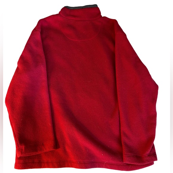 Kids Red Old Navy Pullover Zip Up Fleece Sweater 👕 - Picture 2 of 4